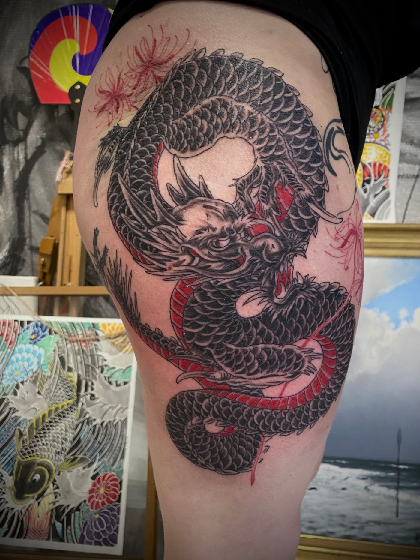 Tatouage dragon japonais Nancy