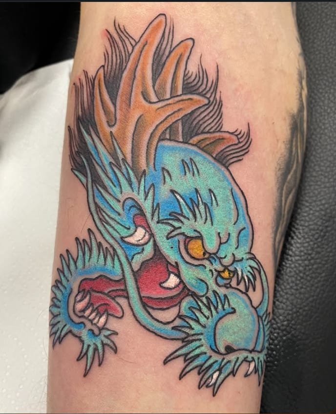 Tatouage dragon japonais Nancy