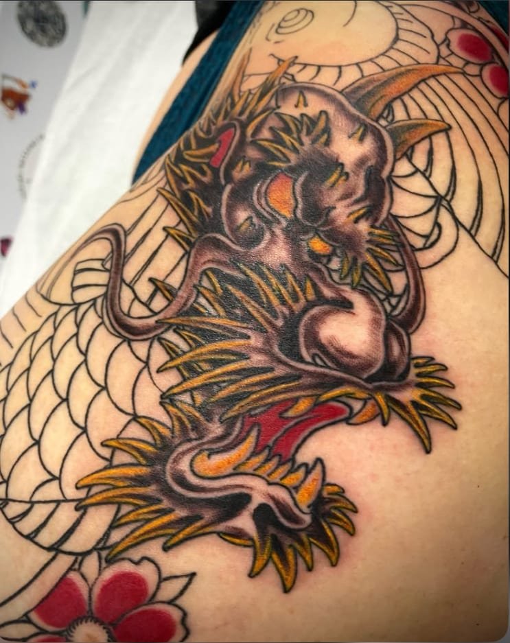 Tatouage dragon japonais Nancy