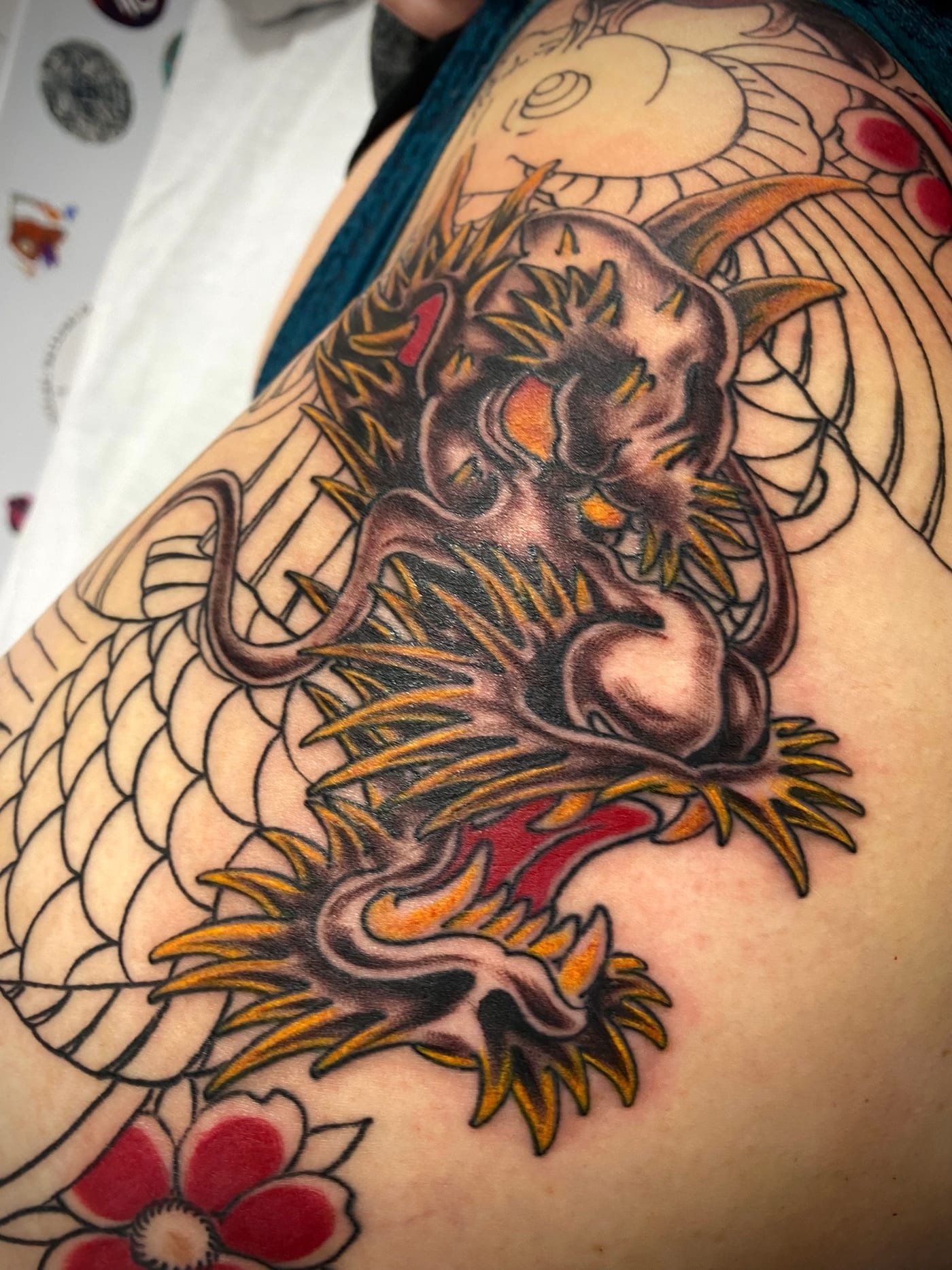 Tatouage dragon japonais Nancy