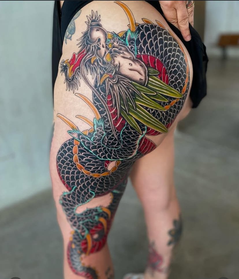 Tatouage dragon japonais Nancy