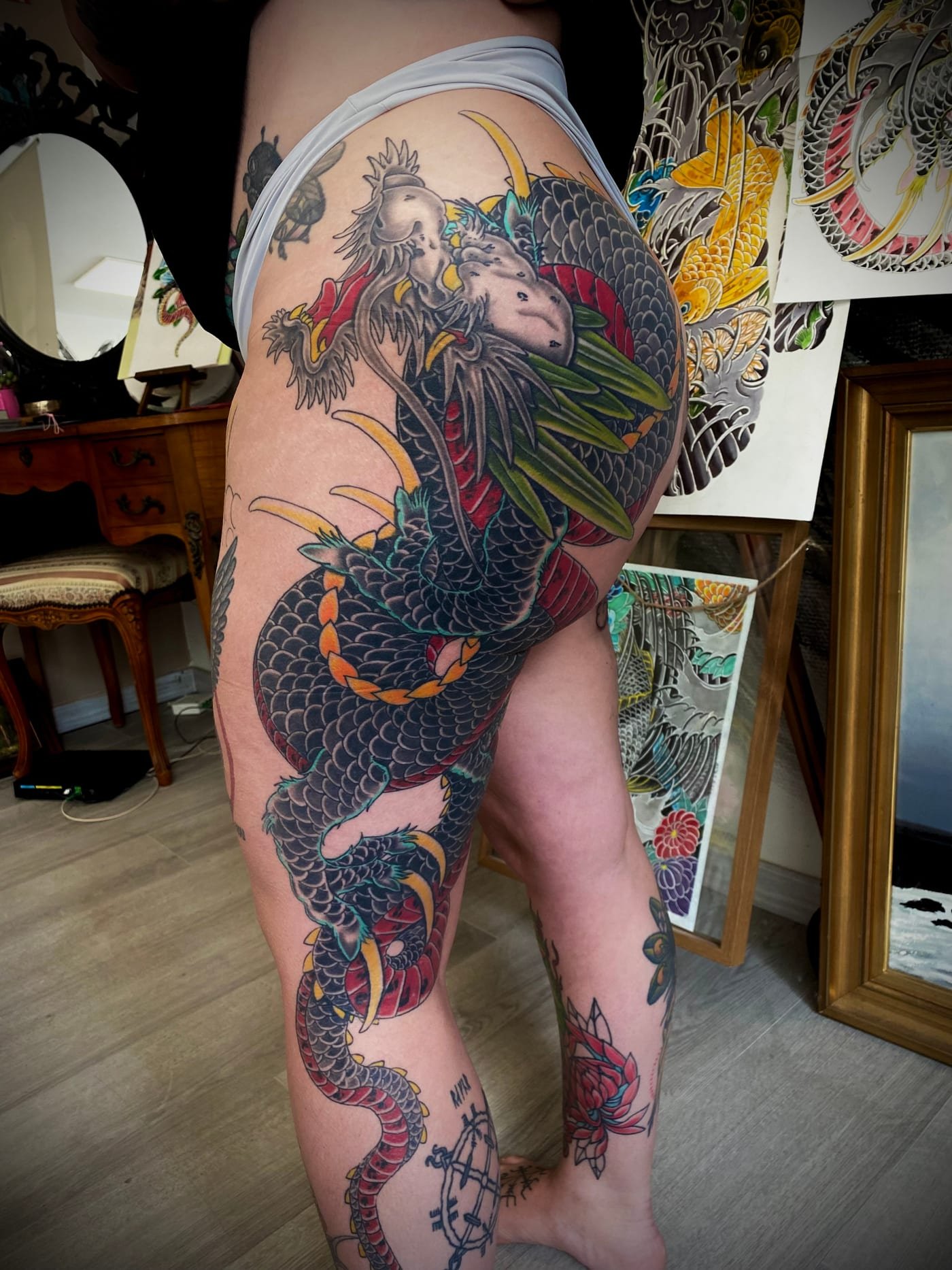 Tatouage dragon japonais Nancy