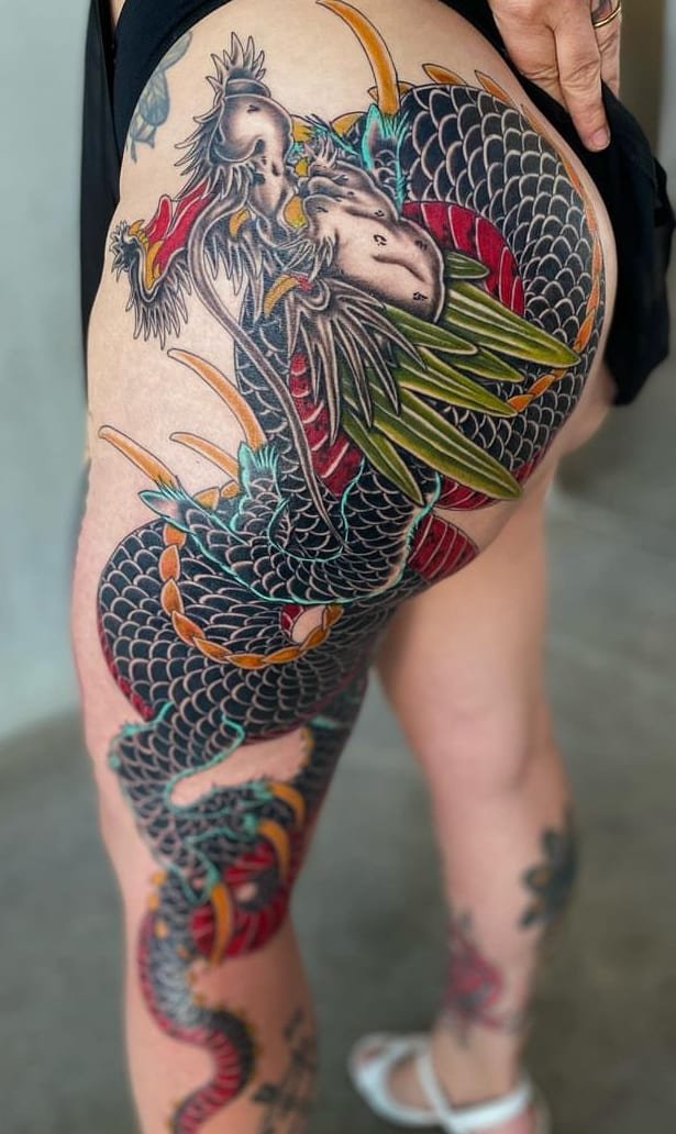 Tatouage dragon japonais Nancy