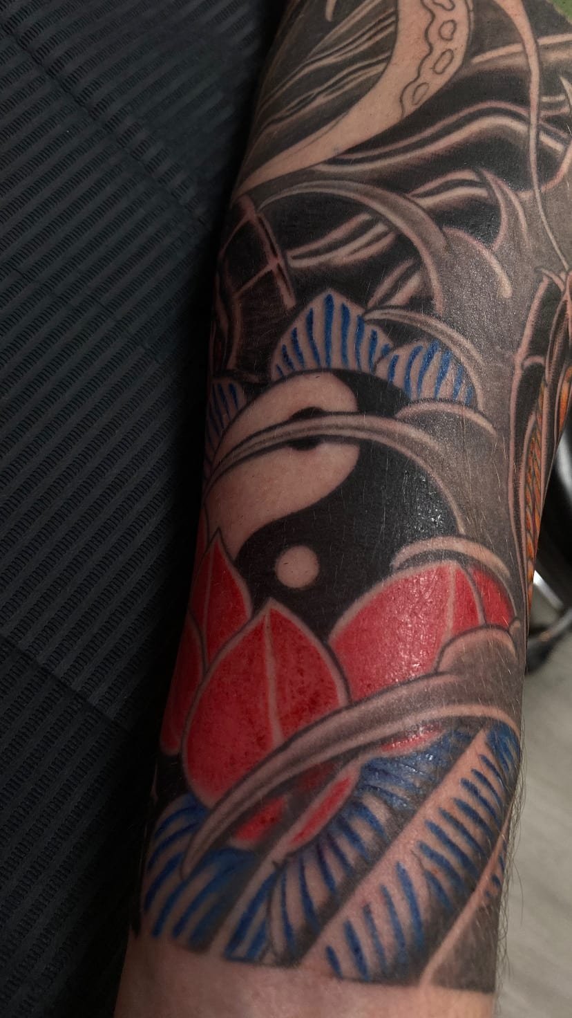 Tatouage floral japonais Nancy