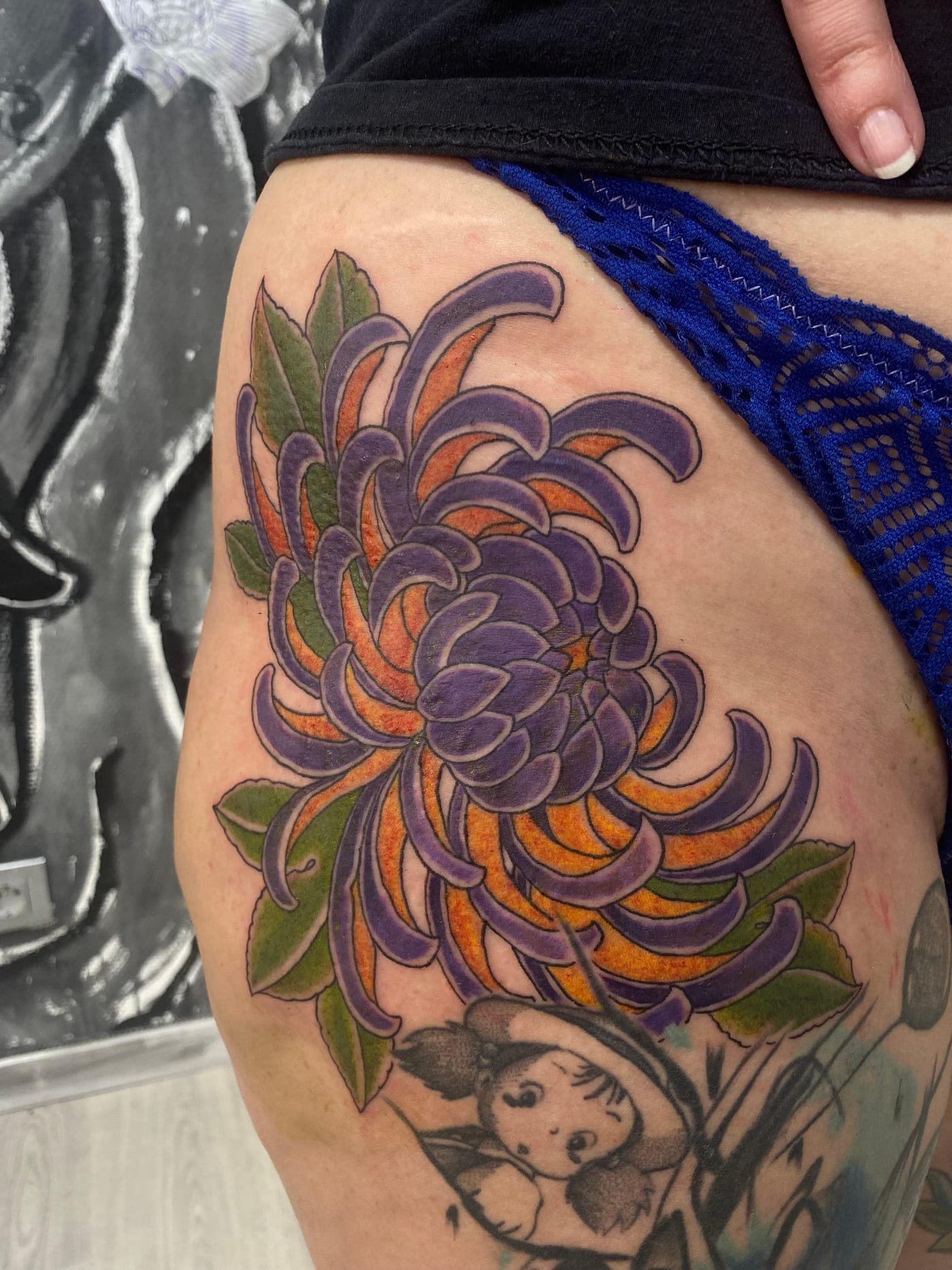 Tatouage floral japonais Nancy
