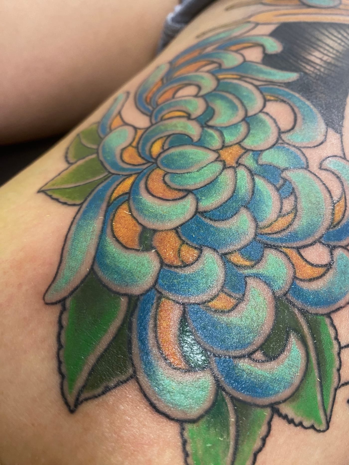 Tatouage floral japonais Nancy
